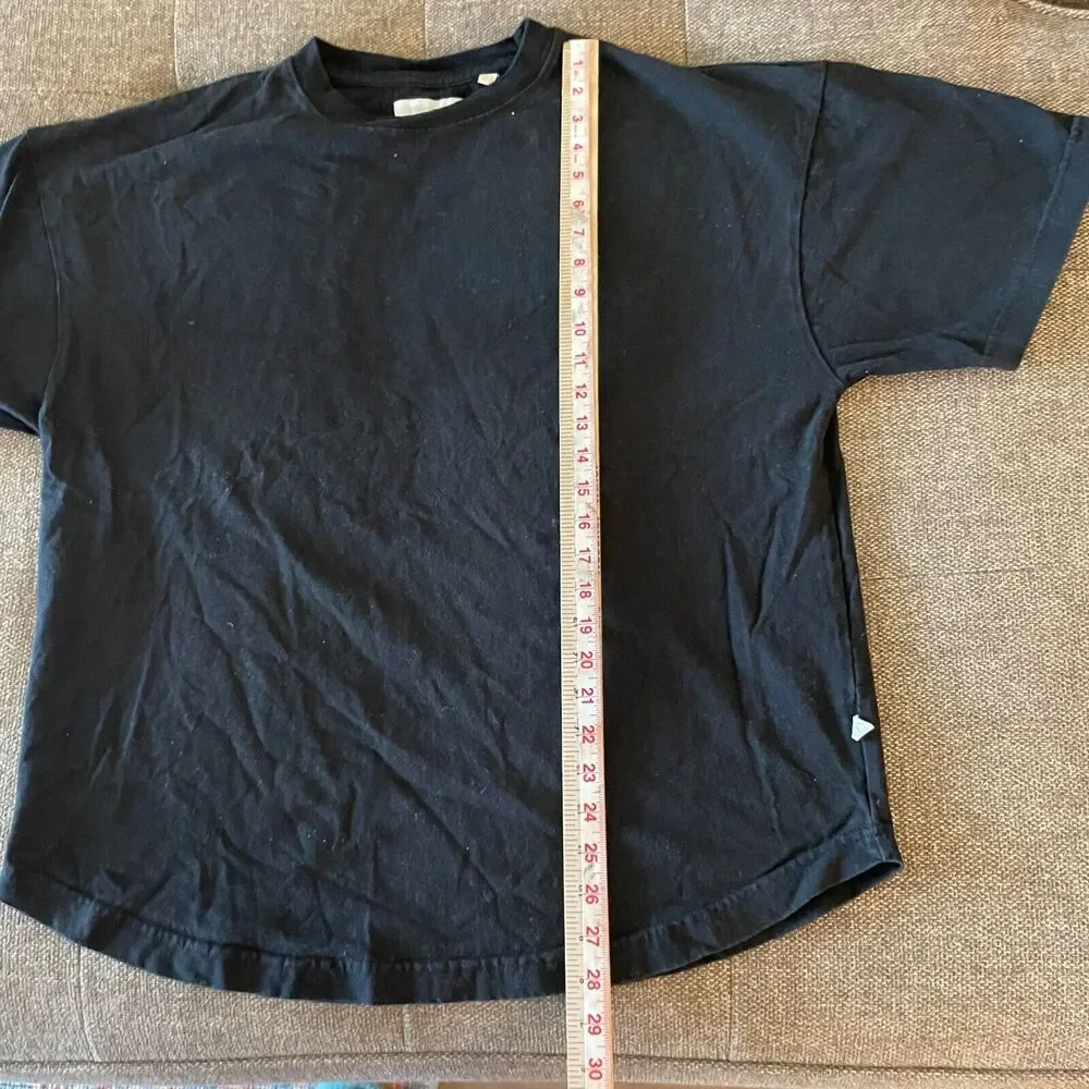Y-3 Yamamoto Adidas black graphic Logo T-shirt men's size Large